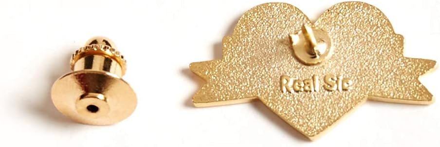 New York Enamel Pin by Real Sic - NYC Lapel Pin - I Love New York Souvenir Pin for Jackets, Backpacks, Bags, Hats & Tops
