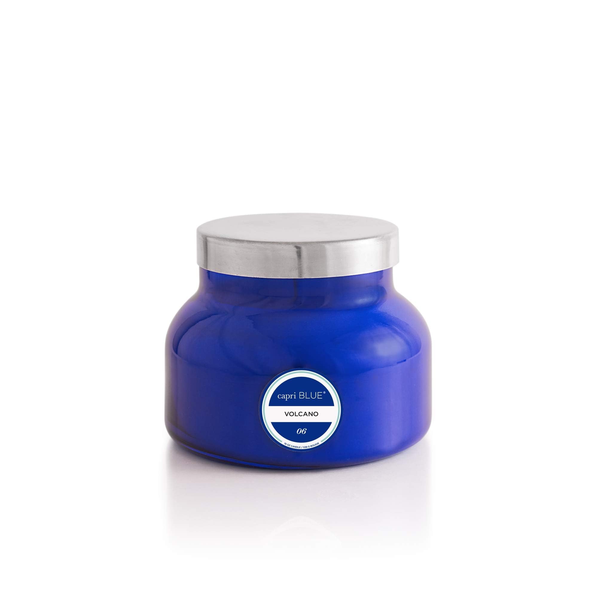Capri Blue Volcano Scented Candles - Luxury Glass Jar Candles for Home Scented with Tropical Fruit & Sugared Citrus - Soy Wax Blend - Capri Blue Volcano - Jumbo White Color (48 oz)