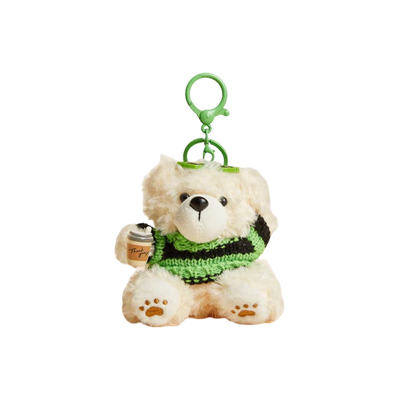 Cute Honey Bear Charms Keychain Kawaii,Purse Backpack Charms Accessories Key Chain for Women or Girls Bags
