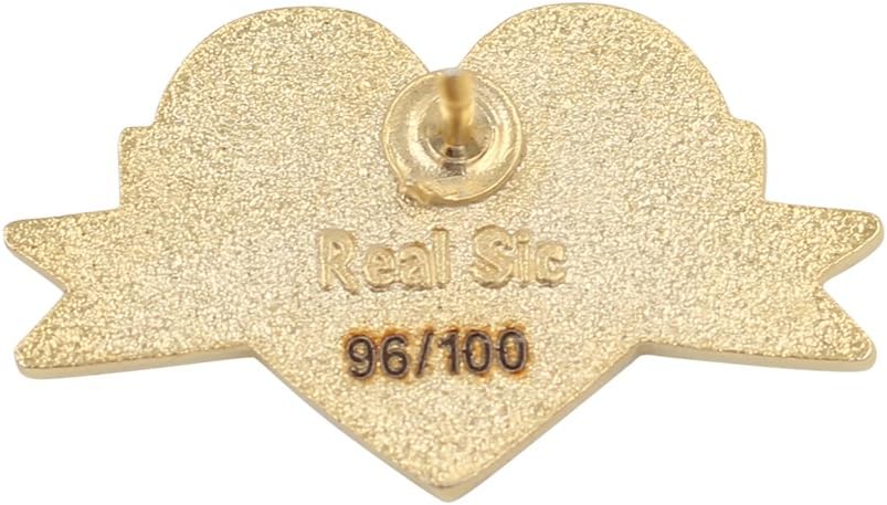 I Heart Atlanta Lapel Pin by Real Sic – I Love Atlanta Souvenir Pin for Jackets, Backpacks, Bags, Hats & Tops
