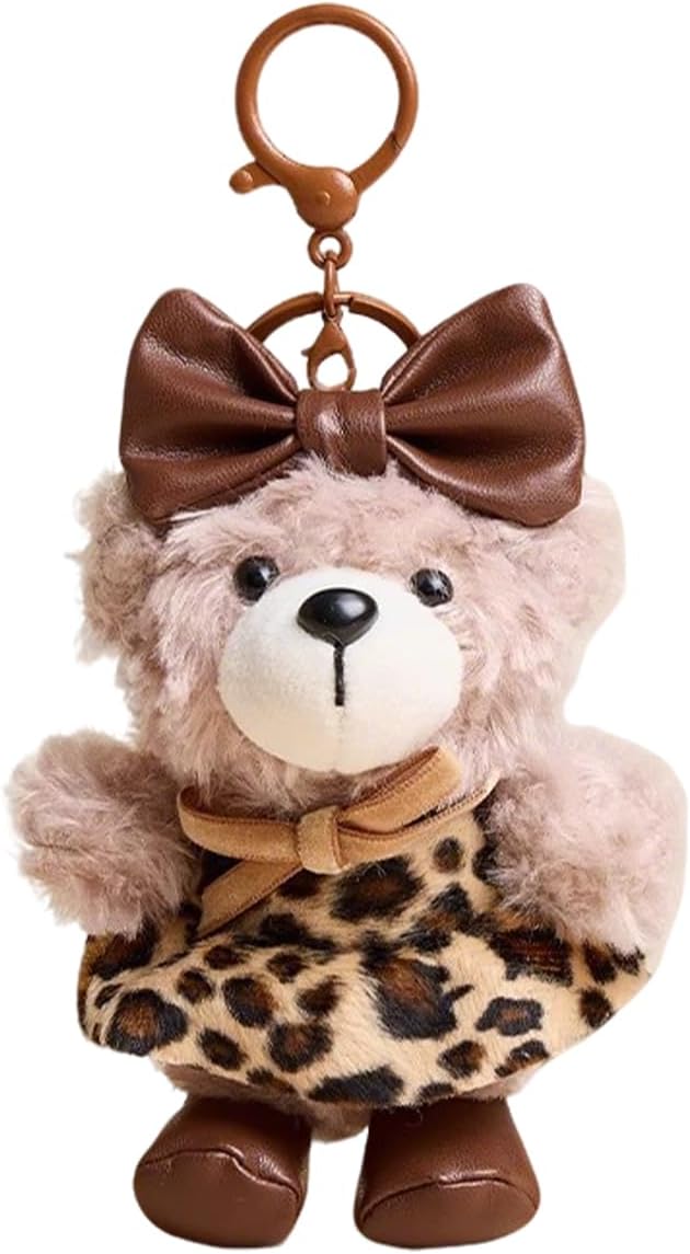 Cute Honey Bear Charms Keychain Kawaii,Purse Backpack Charms Accessories Key Chain for Women or Girls Bags