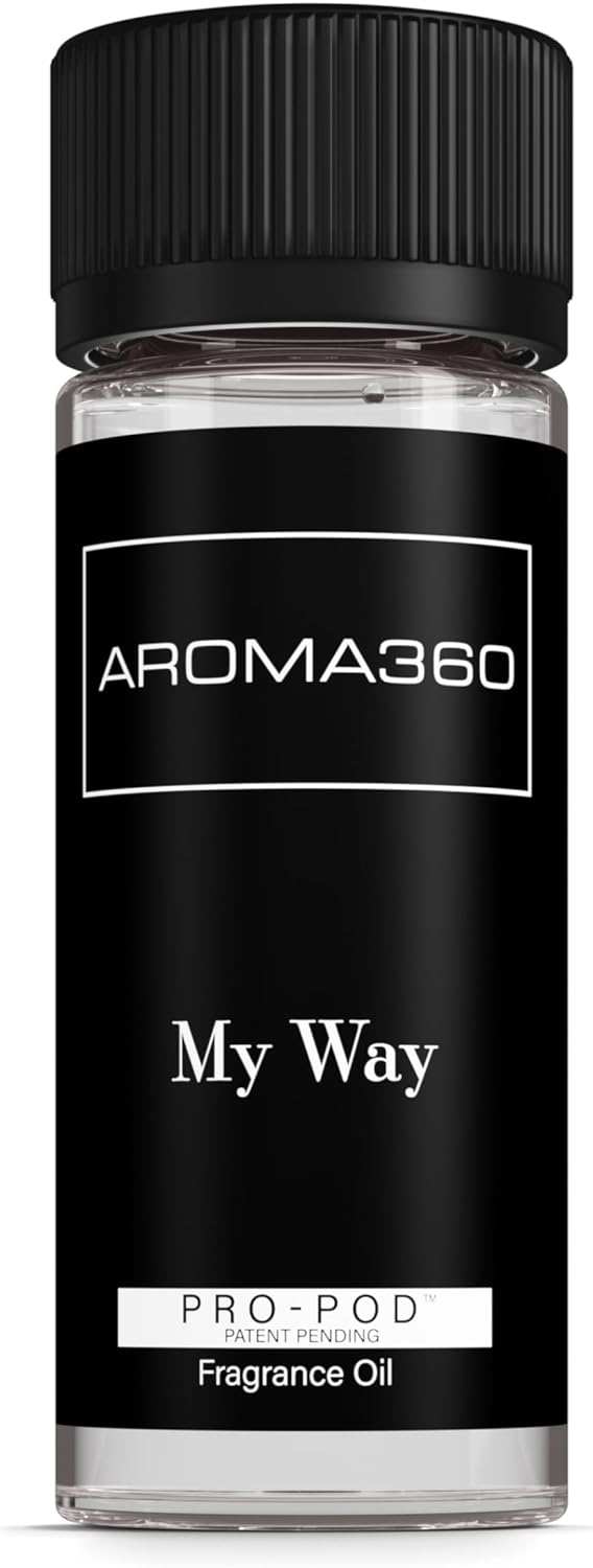Aroma360 | My Way Pro-Pod Oil Blend | Luxury Hotel Inspired Diffuser Scent | Aromatherapy Scent Diffuser Oil | Tuscan Leather, Sandalwood and Iris 1.7 fl oz, 50 mL