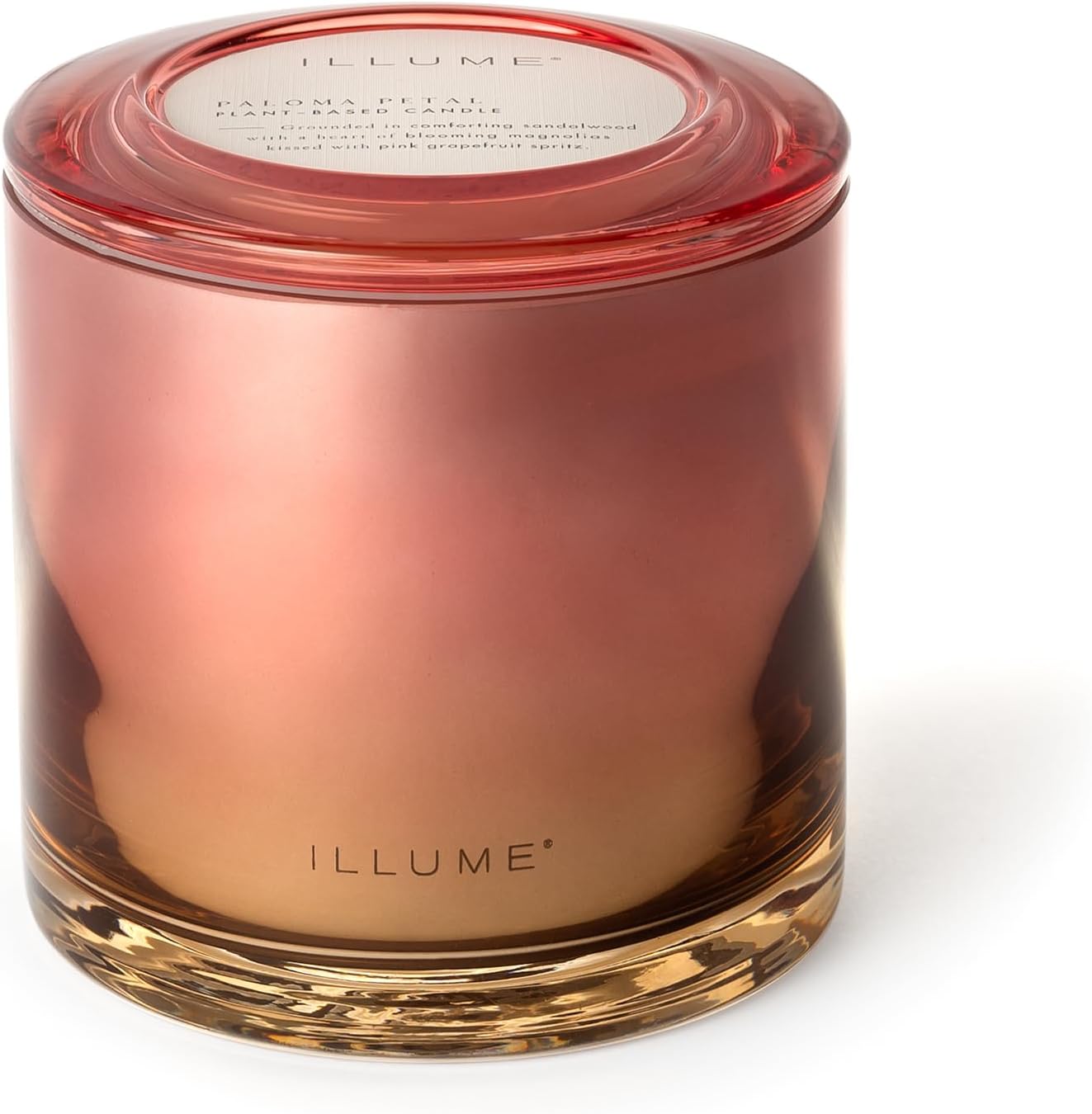 Illume Beautifully Done Essentials Paloma Petal Statement Glass Scented Soy Candle