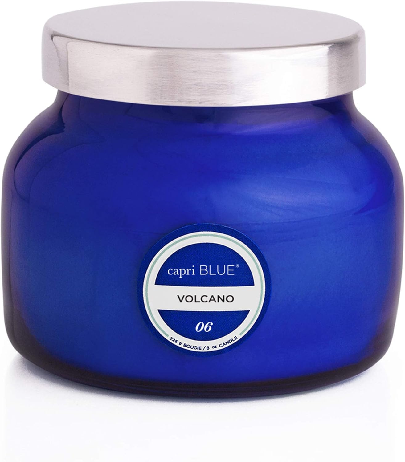 Capri Blue Volcano Scented Candles - Luxury Glass Jar Candles for Home Scented with Tropical Fruit & Sugared Citrus - Soy Wax Blend - Capri Blue Volcano - Jumbo White Color (48 oz)