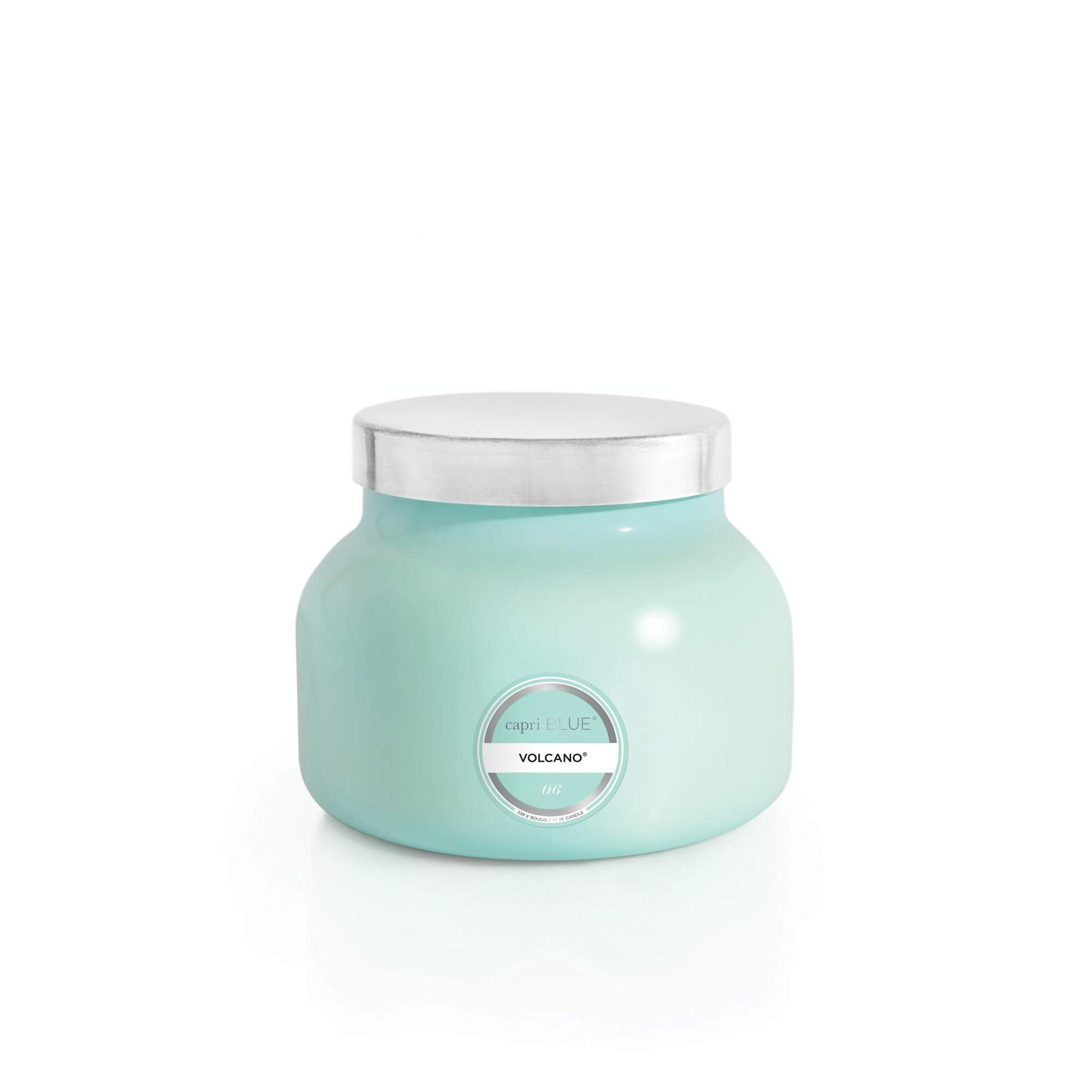 Capri Blue Volcano Scented Candles - Luxury Glass Jar Candles for Home Scented with Tropical Fruit & Sugared Citrus - Soy Wax Blend - Capri Blue Volcano - Jumbo White Color (48 oz)