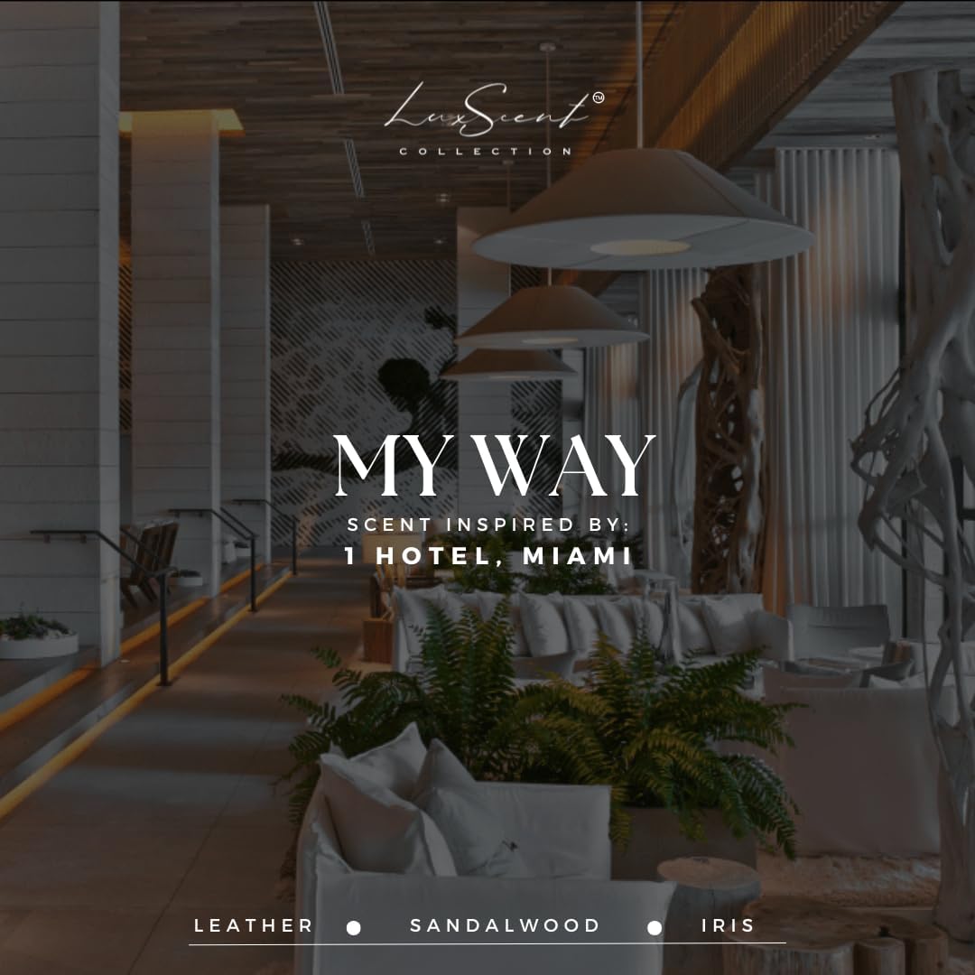 My Way Aroma Diffuser Oil 500ML - Waterless Essential Oil for diffusers - Luxury Hotel Fragrance - Oils for Aromatherapy - Fits in Any Diffuser (500ML, My Way)