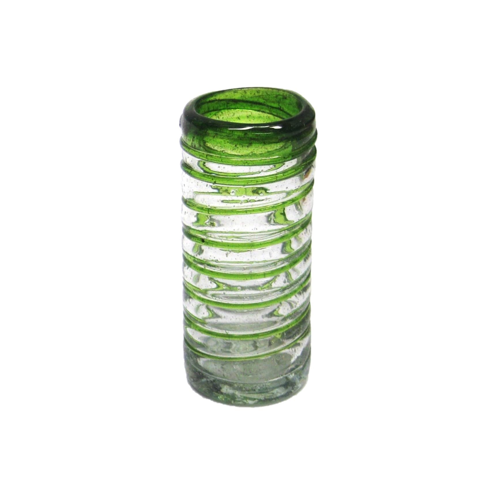 Ruby Red Spiral 14 oz Drinking Glasses (set of 6), Recycled Glass, Lead-free, Toxin-Free (Drinking)