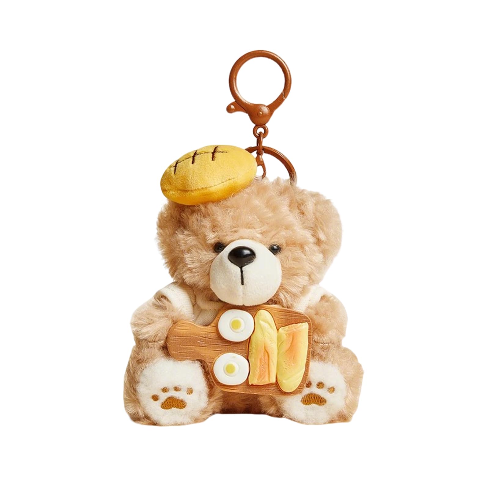 Cute Honey Bear Charms Keychain Kawaii,Purse Backpack Charms Accessories Key Chain for Women or Girls Bags