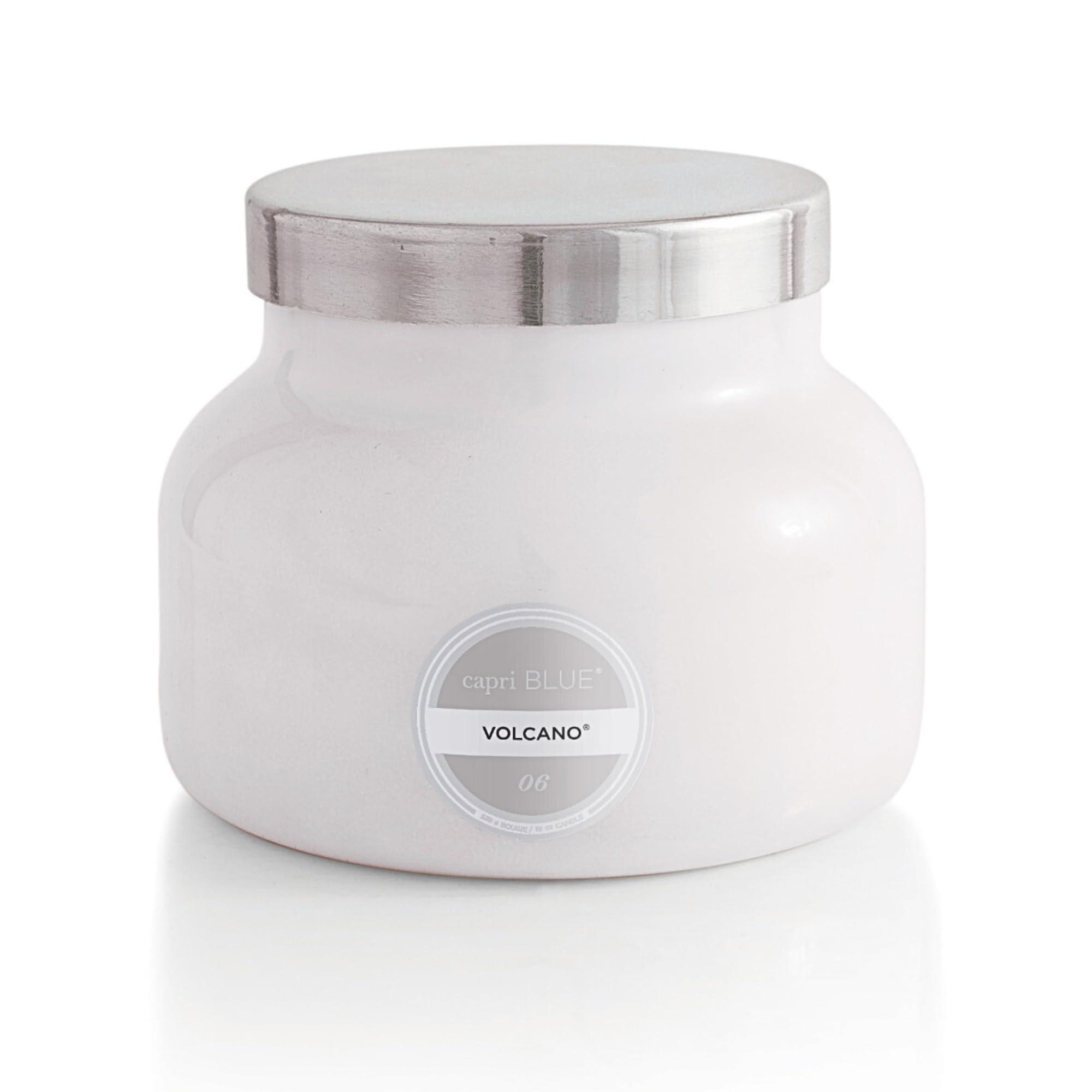 Capri Blue Volcano Scented Candles - Luxury Glass Jar Candles for Home Scented with Tropical Fruit & Sugared Citrus - Soy Wax Blend - Capri Blue Volcano - Jumbo White Color (48 oz)