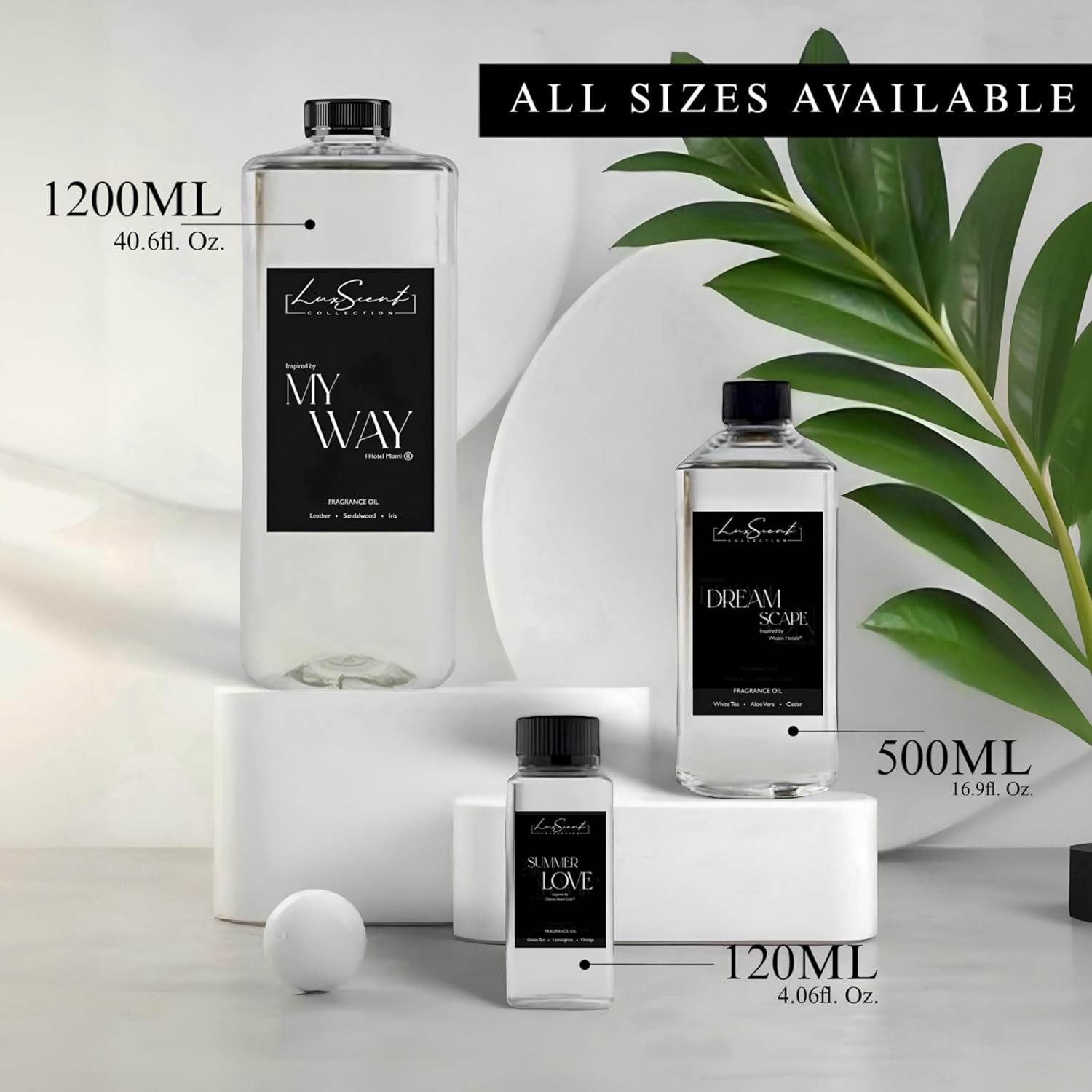 Dream On Aroma Diffuser Oil 1200ML - Waterless Essential Oil for diffusers - Luxury Hotel Inspired Fragrance - Aroma Oil for Aromatherapy - Fits in Any Diffuser (Dream On)