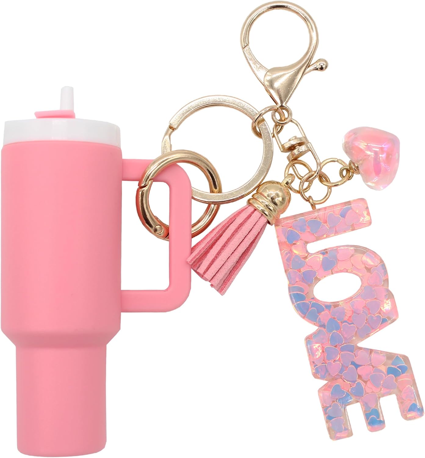 Valan Cute Keychain Cartoon Novelty Keychains for Girl Fashion Keyrings Accessory for Women Bags and Keys