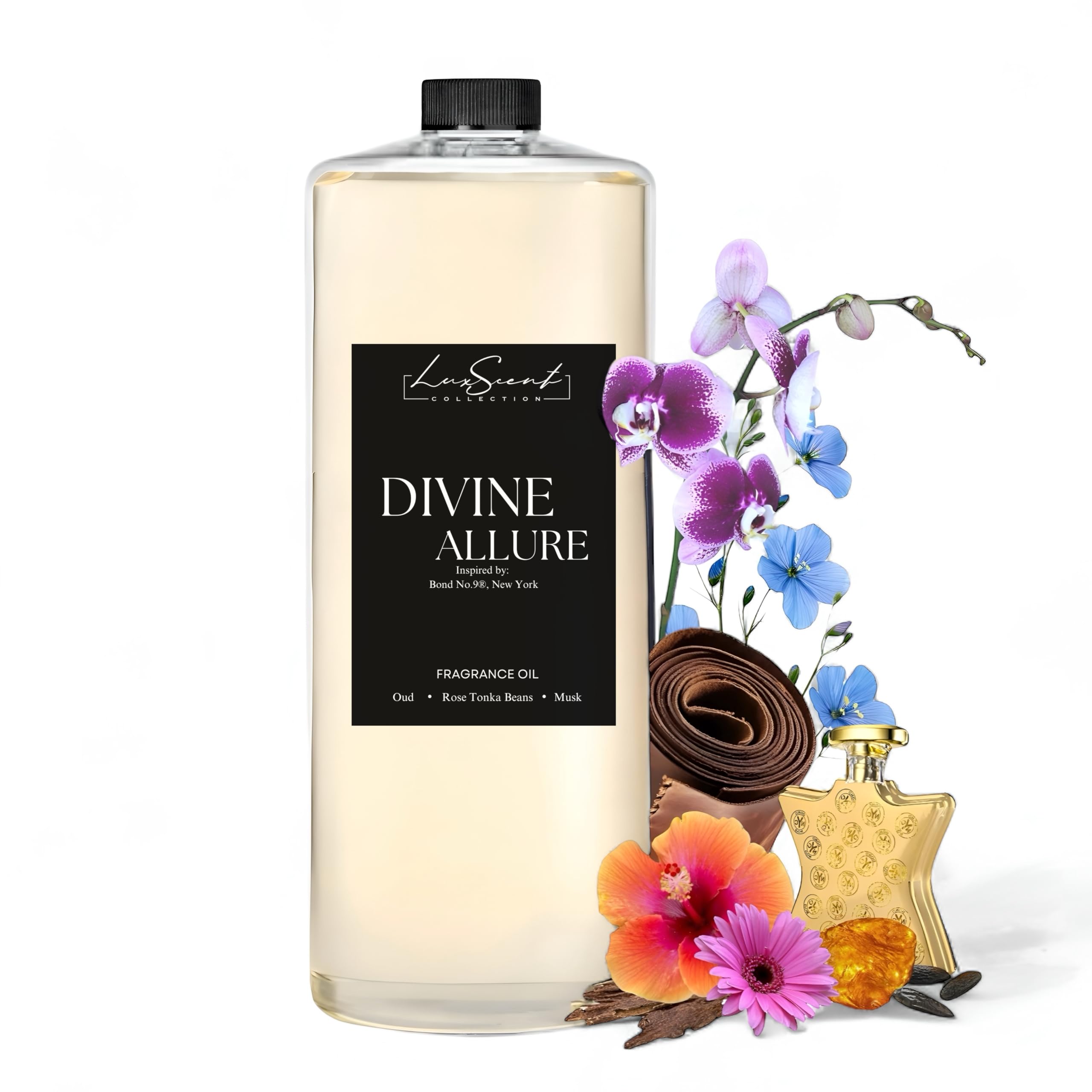Dream On Aroma Diffuser Oil 1200ML - Waterless Essential Oil for diffusers - Luxury Hotel Inspired Fragrance - Aroma Oil for Aromatherapy - Fits in Any Diffuser (Dream On)