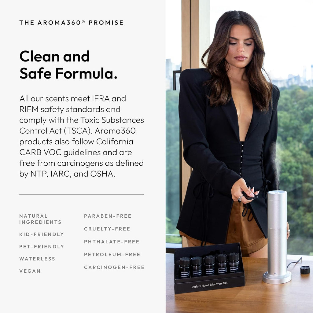 Aroma360 | My Way Pro-Pod Oil Blend | Luxury Hotel Inspired Diffuser Scent | Aromatherapy Scent Diffuser Oil | Tuscan Leather, Sandalwood and Iris 1.7 fl oz, 50 mL